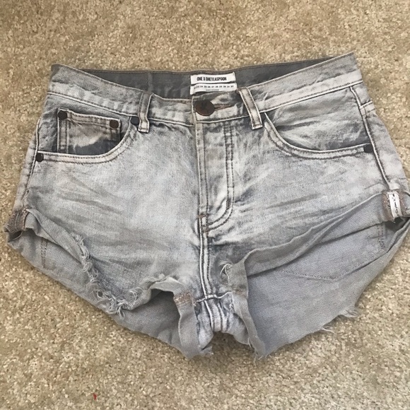 One Teaspoon Bandits Grey Washed 